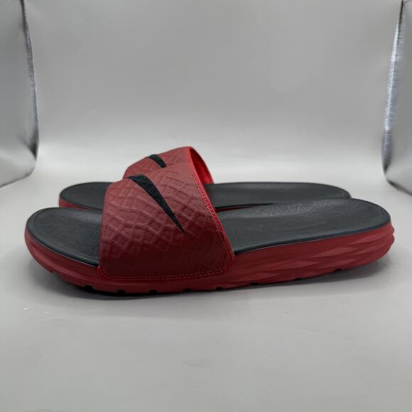 Nike Benassi Solarsoft Slide Sandals Shoes Mens Size 8 University Red 705474-600 main image 8